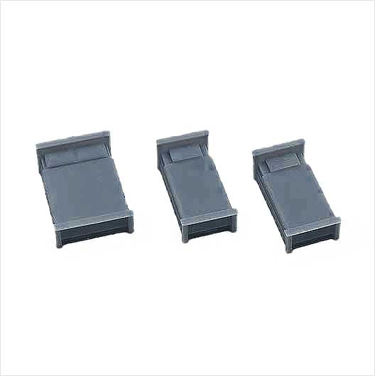 OO Scale | Double / Single Bed - Style 2 (3 pack)