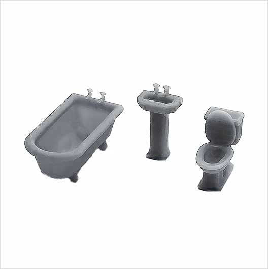 Scala OO | Bagno, lavabo e WC (3 pezzi)