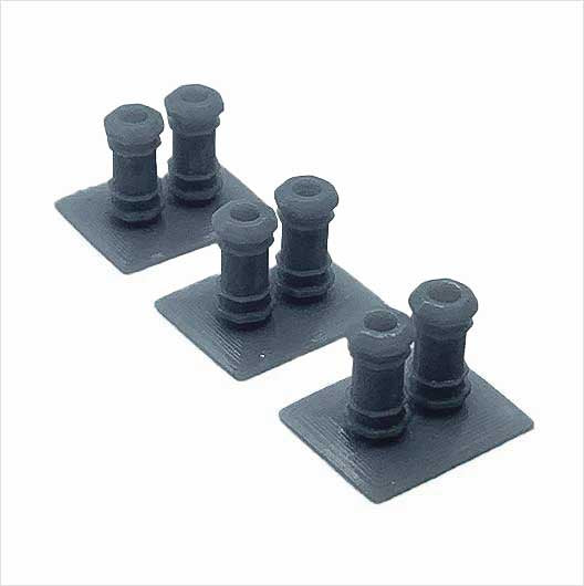 OO Scale | Chimney Pots - Type 1 (3 pack)