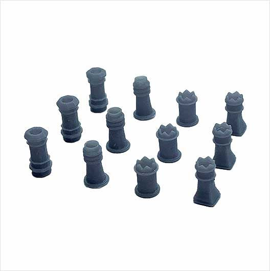 OO Scale | Chimney Pots - Mixed (12 pack)