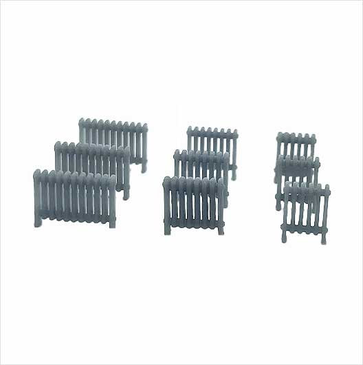 OO Scale | Victorian Cast Iron Radiator (9 pack)