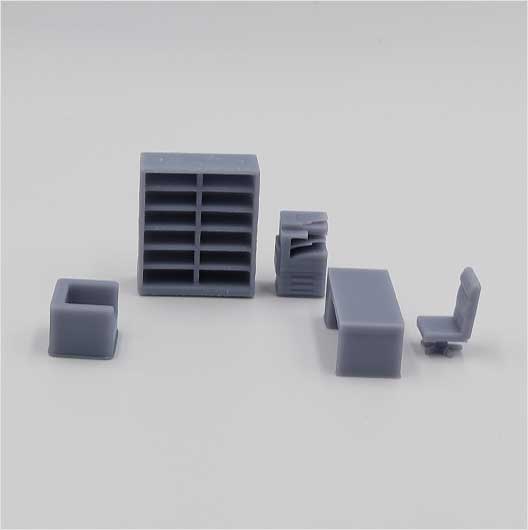 OO Scale | Office Furniture (5 Pieces)