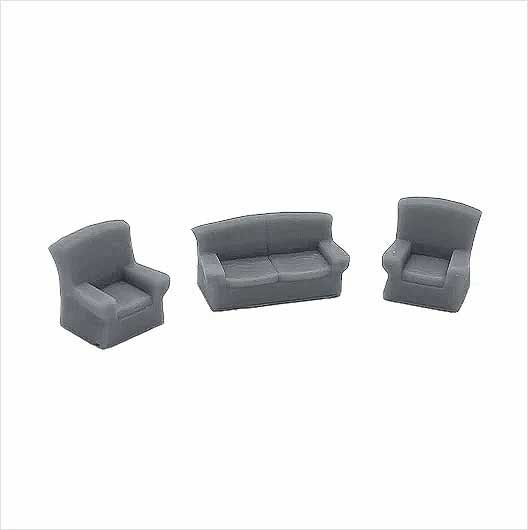 OO Scale | Sofa and Armchair (3 pieces)