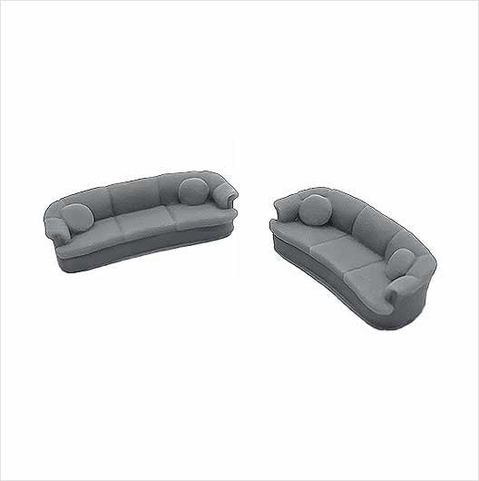 OO Scale | Three-Seater Sofa (2 pack)