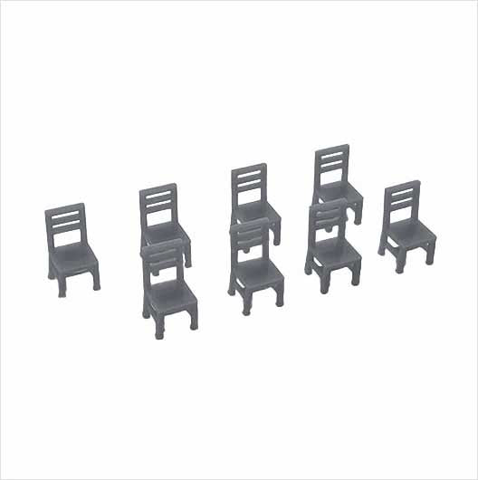 OO Scale | Wooden Chair - Style 1 (8 pack)