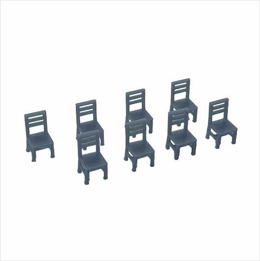 OO Scale | Wooden Chair - Type 1 (8 pack)