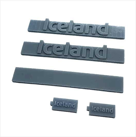 OO Scale | Iceland Shop Sign Pack (5 piece)