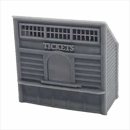 OO Scale | Steam-Era Ticket Kiosk