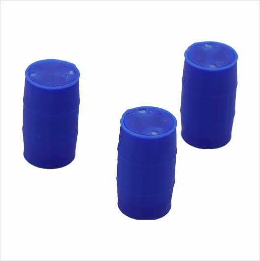 OO Scale | 220 Litre Blue Tight Head Storage Barrel