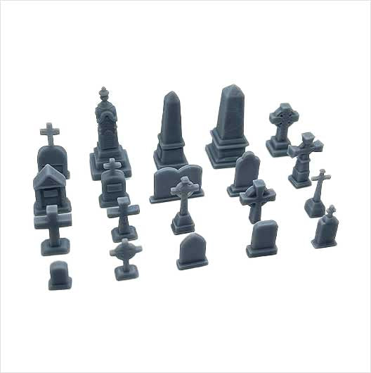 OO Scale | Grave Yard Set 2 (20 pieces)