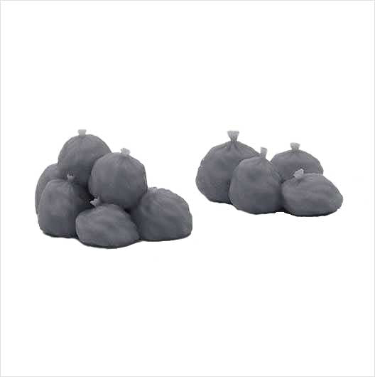 OO Scale | Rubbish Bag Pile (2 pack)