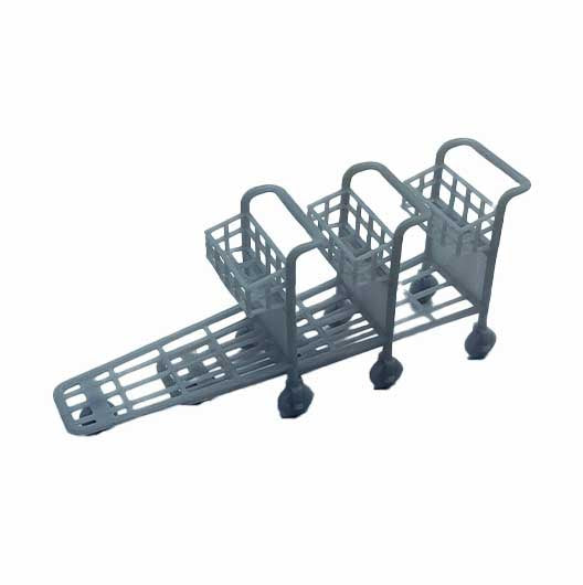 O Scale | Passenger Luggage Trolley (3 pack)